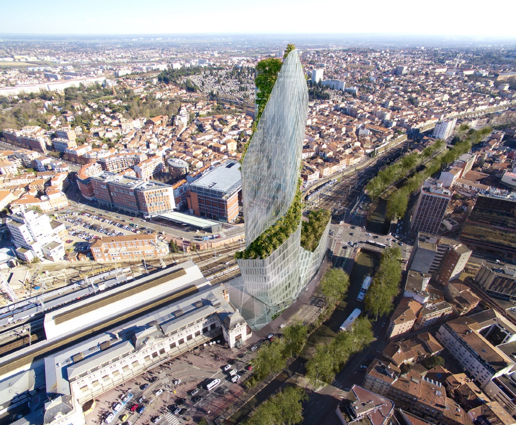 Башня Окситания: современный взгляд на городскую архитектуру